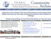 Tablet Screenshot of community-archaeology.org.uk
